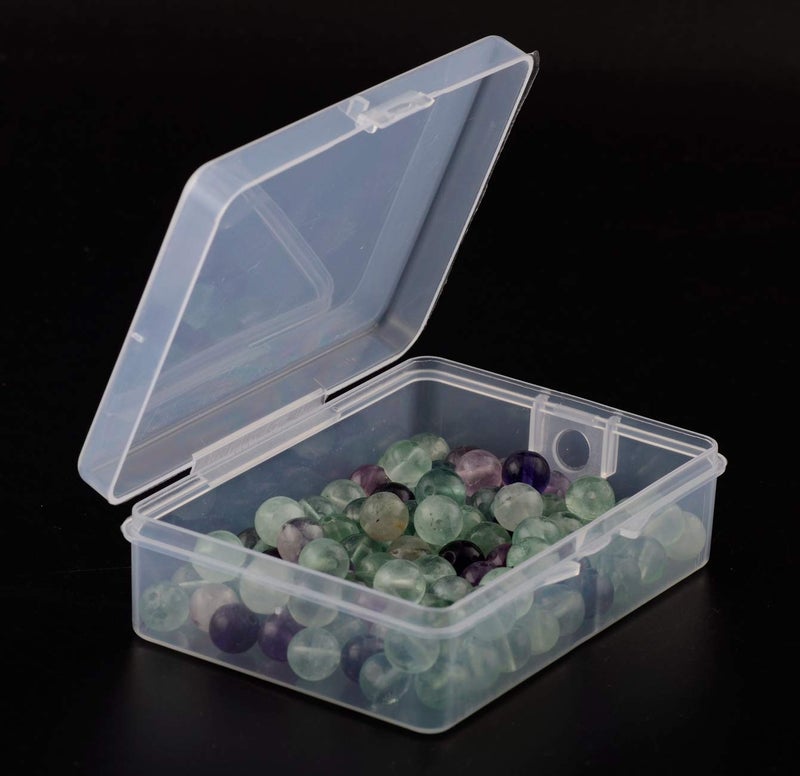 Cmidy Natural Stone Beads 100pcs 8mm Fluorite Round Genuine Real Stone Beading Loose Gemstone Hole Size 1mm DIY Smooth Beads for Bracelet Necklace Earrings Jewelry Making (Fluorite Green, 8mm) - Image 5